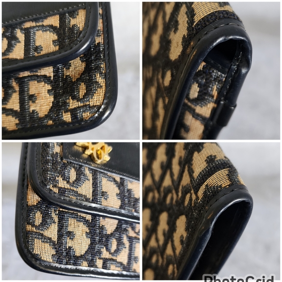 Auth Dior 30 Montaigne Trotter Large Cloth Clutch - Picture 10 of 13